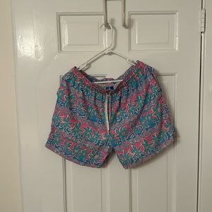 Men’s 5.5” Chubbies Swimsuit Mesh Lining Palm Trees